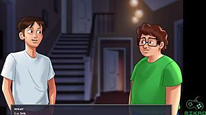 Summertime saga episode 114 neighbor bets all and strips in poker