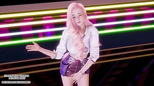 mmd seraphine dances sexy to newjeans asap