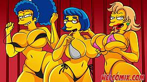 simpsons hottest big ass on beach in bikini