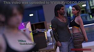 Where it all began 6 nsfw walkthrough william fucks miru hard in locker room shower and creampie
