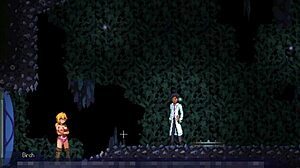 Hentai game crisis point ext cute blonde giving a titjob in new adventure erotic game