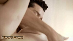 alluring wife gets explosive orgasms from masseur with big cock