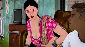 Indian desi saali first threesome with jiju big cock