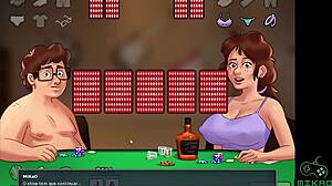 Summertime saga episode 114 neighbor bets all and strips in poker