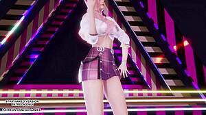 mmd seraphine dances sexy to newjeans asap