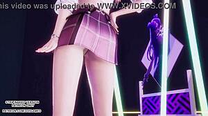 mmd seraphine dances sexy to newjeans asap