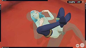 Aqua gets her ass fucked hard in konosuba hentai