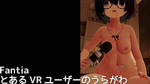 I recorded myself masturbating in vr today