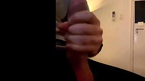Cumshot ending with big white dick shooting a big load