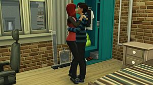 I feel first time riding cowgirl with creampie in sims
