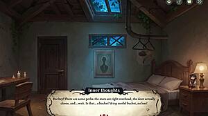 Hotel tales spooky hentai game ep 5 ghost bartender teases cowgirl