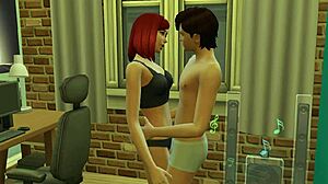 I feel first time riding cowgirl with creampie in sims