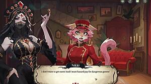 Hotel tales spooky hentai game ep 5 ghost bartender teases cowgirl