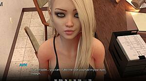 petite blonde wants big white cock deep in throat