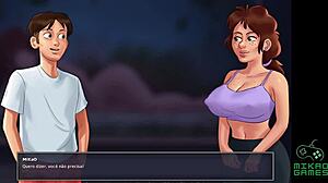 Summertime saga episode 114 neighbor bets all and strips in poker