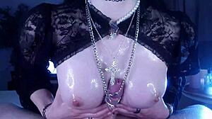 Goth stepmom twerks big ass