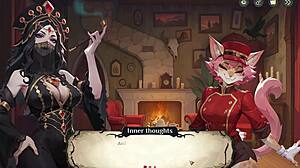 Hotel tales spooky hentai game ep 5 ghost bartender teases cowgirl