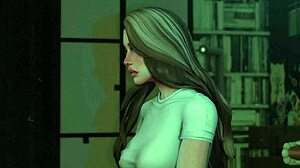 taking my step daughters bestfriend on the desk in the sims 4