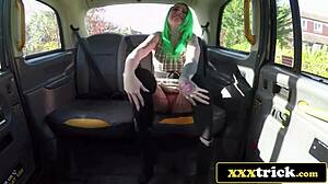Green-haired slut cheers up pervert with pussy and ass