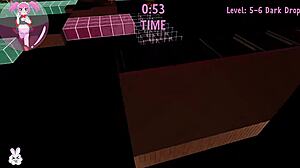 Playing deeply dark levels as marble maid
