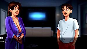 Step mom paused at the door then turned around