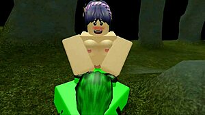 Roblox lunar girl gets fucked by martian in wild action