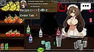 hardcore sex with the sexy bartender hazel the bartender