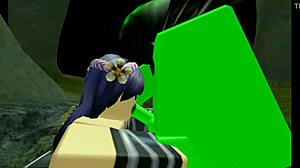 Roblox lunar girl gets fucked by martian in wild action