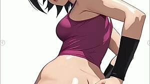 chicas anime quitandose la ropa