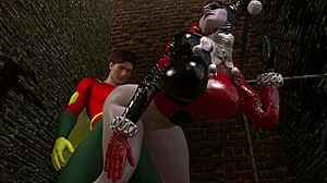 I caught harley quinn and fucked her hard
