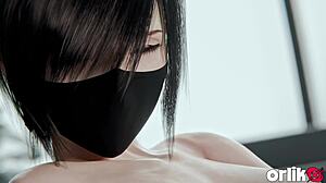 yuffie kisaragi final fantasy 7 animation play