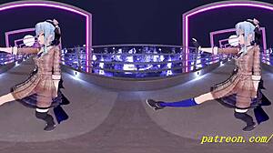 Vr180 Mmd Suisei Dance In 3D Hololive Hentai