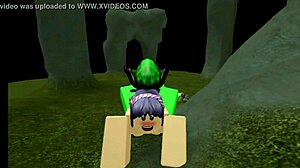 Roblox lunar girl gets fucked by martian in wild action