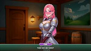 Haremvszombies hentai game ep 7 not so innocent lady like rough sex for her pink hair pussy