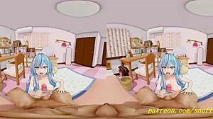 Vr180 mmd lamy nude blowjob 3d hololive hentai