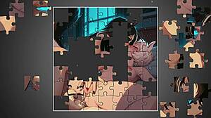 Sexy monster girls in hentai puzzle game