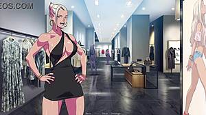 Does curvy milf cheat in latex dress