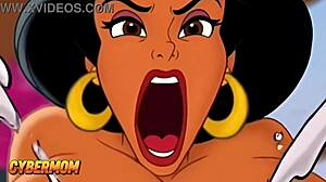 Princess jasmine grows big dick