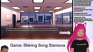 Vtuber plays lewd aki route