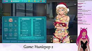 vtuber lewdneko plays huniepop 2 double date