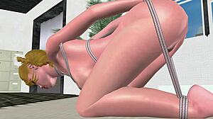 animated cartoon shows a girl in office