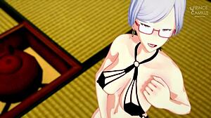 Silver Haired Captain Receives Repeated Ejaculation
