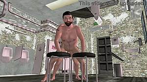 Handsome Man Fucks Another In Mens Toilet