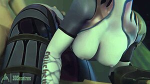 widowmaker overwatch 3d compilation with new hot animations