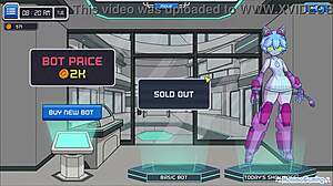 Banging femboy robots in fembot vending machine game