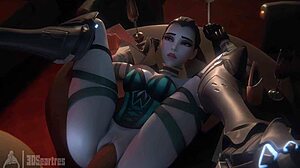 widowmaker overwatch 3d compilation with new hot animations