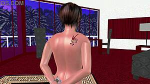 Animated 3d cartoon porn beautiful girl handcuffed on knees with corn and anal plug multiple orgasms