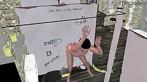 animated 3d gay porn handsome man fucking ass through glory hole