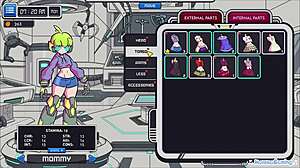 Banging femboy robots in fembot vending machine game