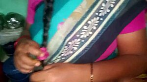 Indian bhabhi shows big boobs during homemade bathroom anal